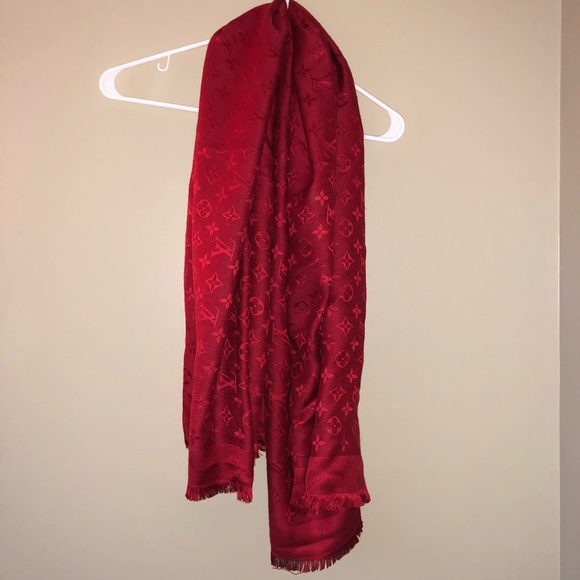 2 in 1 Monogram Shawl - Picture 2 of 5